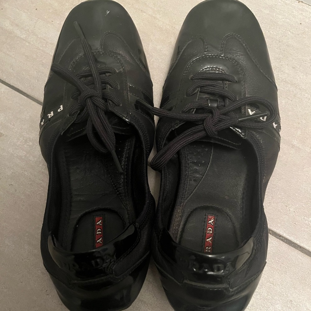 Black Prada Flats